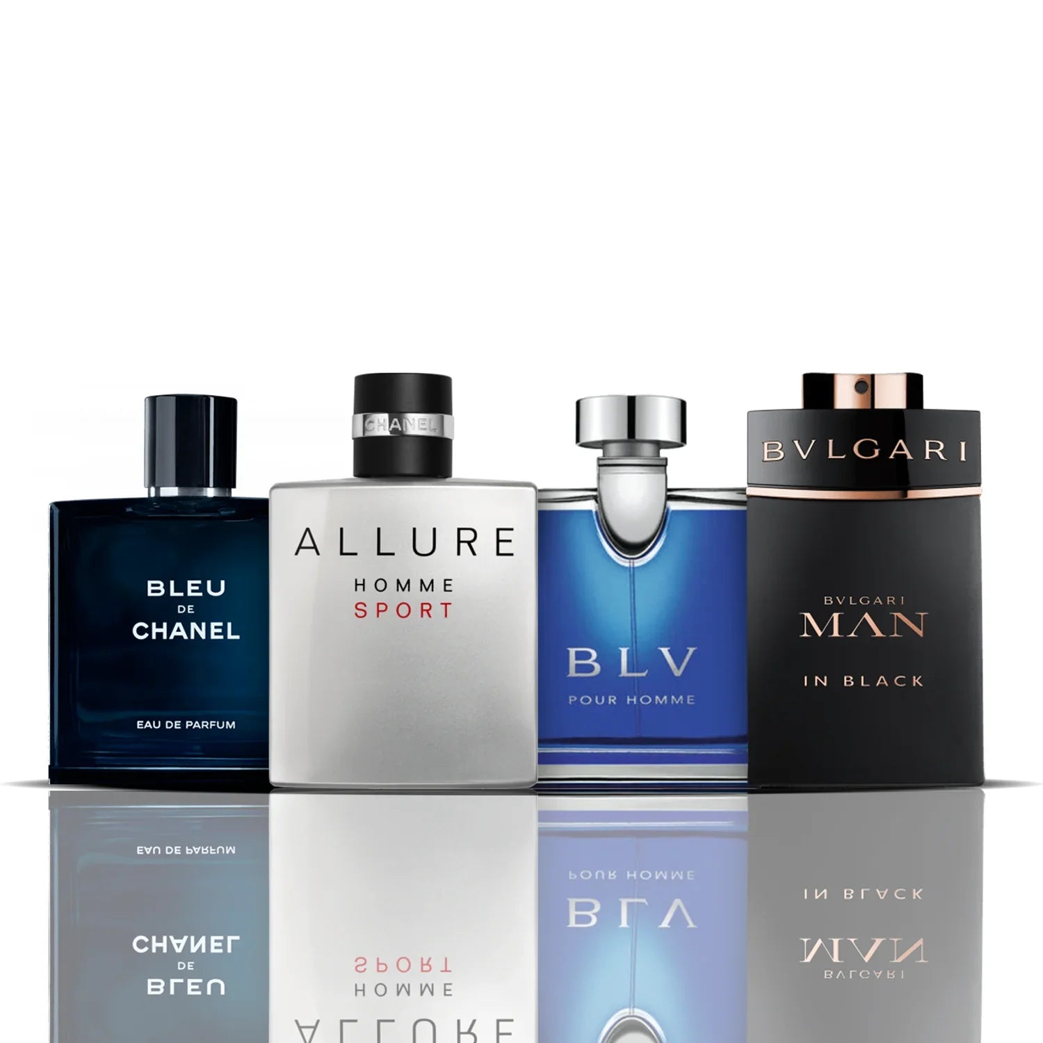 Zestaw 4 Perfum | Bleu de Chanel + Allure Sport + BLV + Man in Black